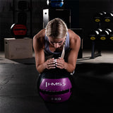 Wall Ball Medizinball 8 kg Trainingsball für Functional Training Violett | HMS WLB8
