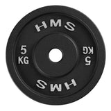 Hantelscheibe 5 kg Gusseisen 30 mm Gewichtsscheibe | HMS TCN05