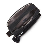Kipling ABANU M, Mittelgroße Umhängetasche, Black Noir (schwarz), 4L, Schultertasche