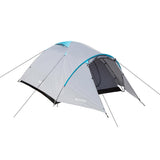 NILS CAMP Rocker Zelt für 3 Personen in Grau - Campingzelt mit Vorraum für Outdoor, Trekking & Camping