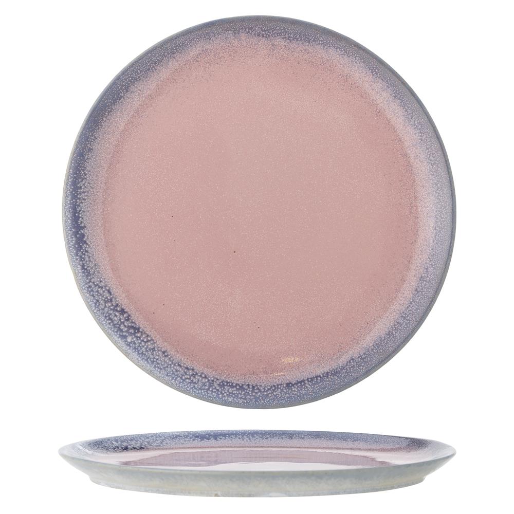 Bloomingville Paula Teller Rose Steingut D26,5xH2 cm – großer rosa Teller