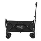 NILS CAMP Transportwagen 70L Faltwagen Bollerwagen klappbar Schwarz