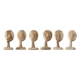 Bloomingville Cacia Holz Skulptur, Natur, Dekofigur aus recyceltem Holz