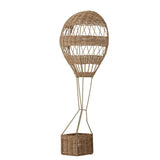 Bloomingville MINI Huggi Wandkorb natur - Rattan Wandkorb Heißluftballon für Kinderzimmer & Aufbewahrung