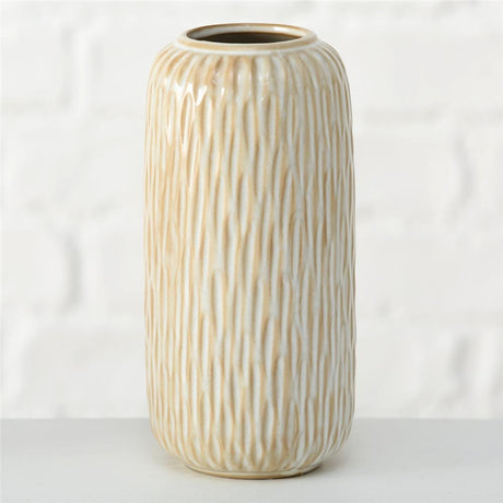 BOLTZE Vase Zalin 4er Set Cremeweiß Porzellan Wasserdicht