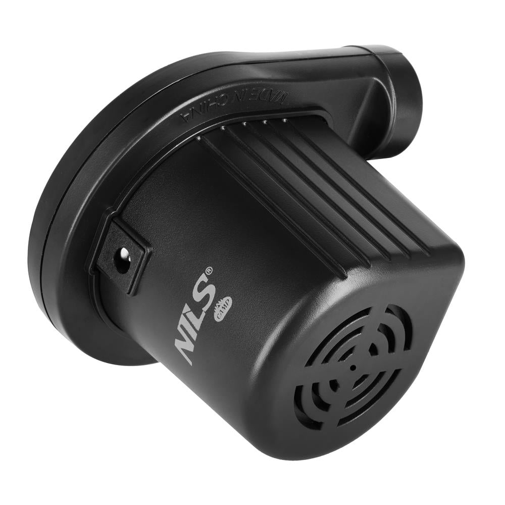 NILS CAMP elektrische Luftpumpe mit Adapter-Set Elektropumpe für Camping