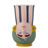 Bloomingville Miss Jody Vase Bunt Steingut Deko-Vase 22,5cm