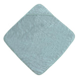 Mushie Baby-Kapuzenhandtuch, Sea Mist, aus 100% Bio-Baumwolle