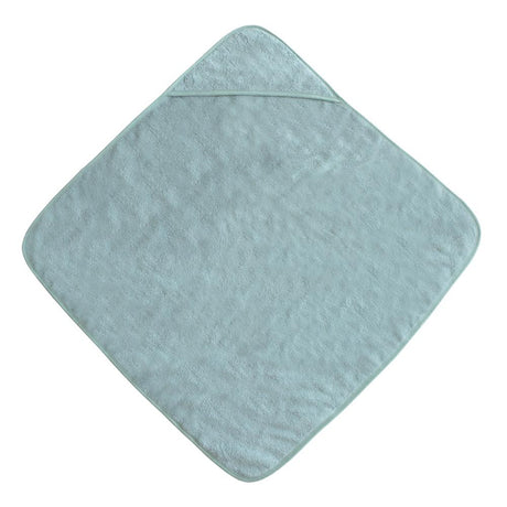 Mushie Baby-Kapuzenhandtuch, Sea Mist, aus 100% Bio-Baumwolle