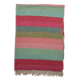 Bloomingville Isnel Decke Recycelte Baumwolle Gestreift 160 x 130 cm