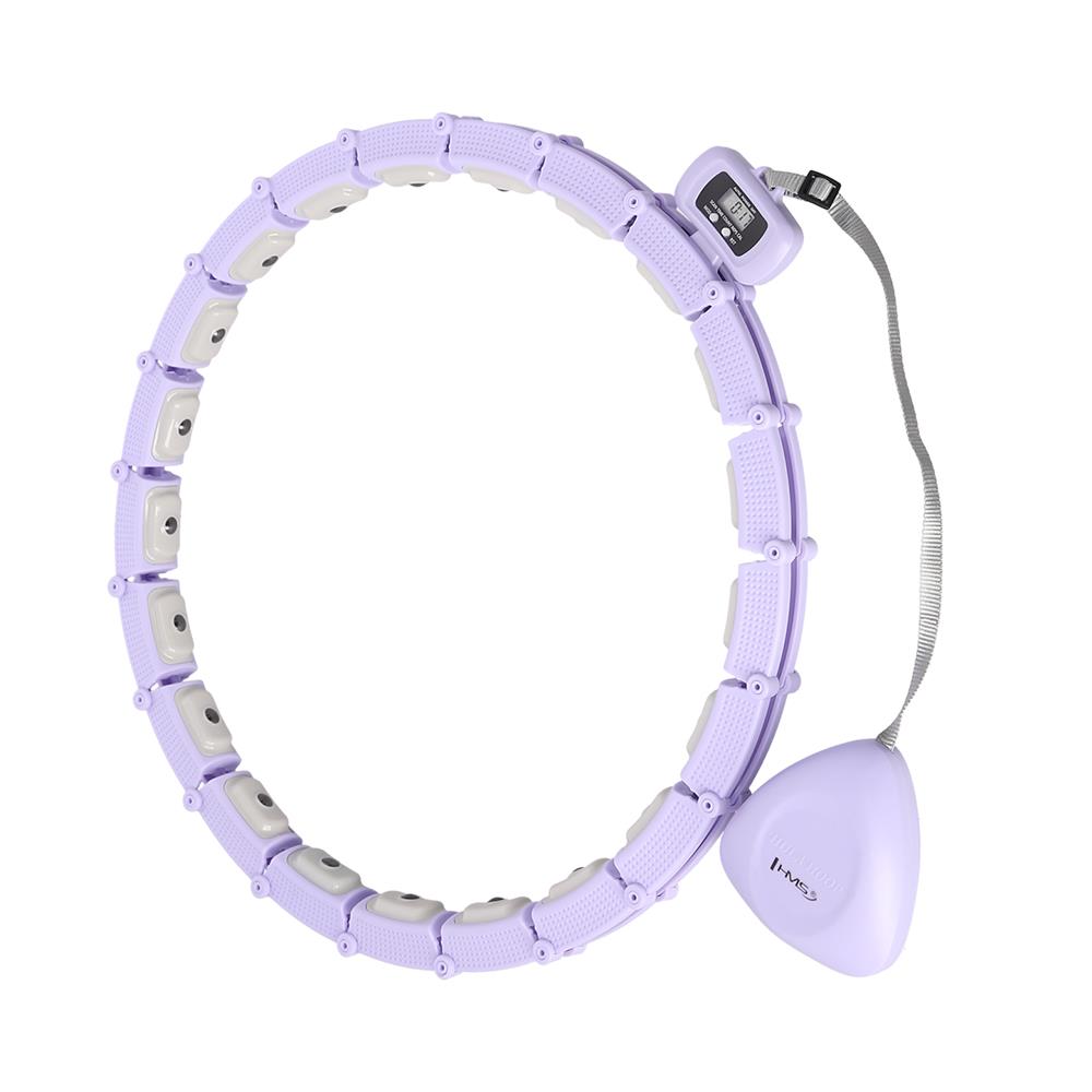 Hula Hoop Reifen mit LCD-Zähler, Magneten und Gewicht Violett | HMS HHM14