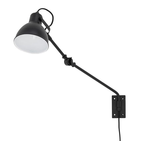 Bloomingville Jili Wandleuchte, Schwarz, Metall, dänisches Design