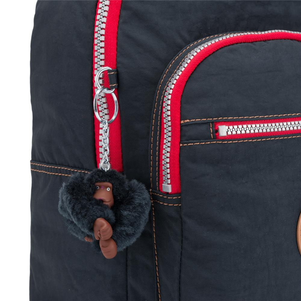 Kipling SEOUL, großer Rucksack, True Navy Combo (blau), Laptoprucksack 15 Zoll mit viel Stauraum