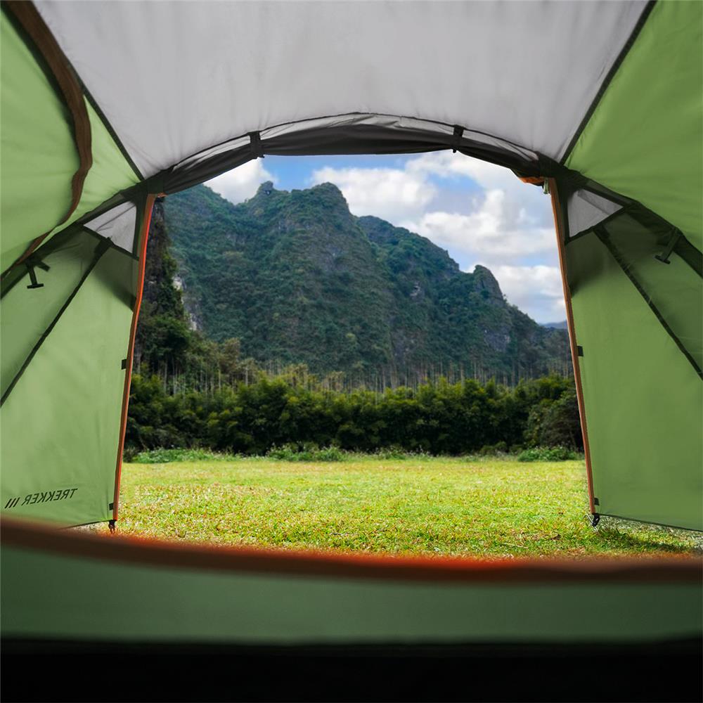 NILS CAMP Trekker III Zelt für 3 Personen - Campingzelt mit Vorraum für Outdoor, Trekking & Camping