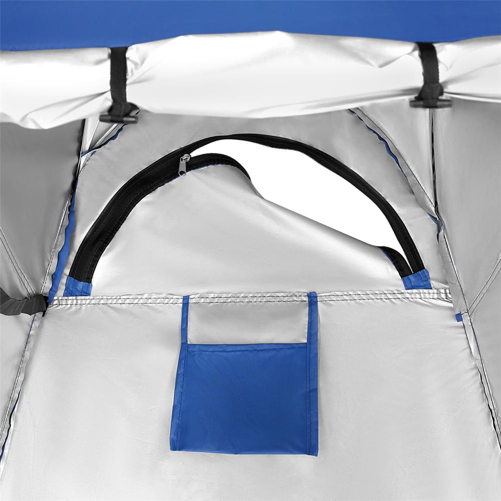 NILS CAMP Umkleidezelt blau Pop-Up für Camping Strand Outdoor Dusche WC