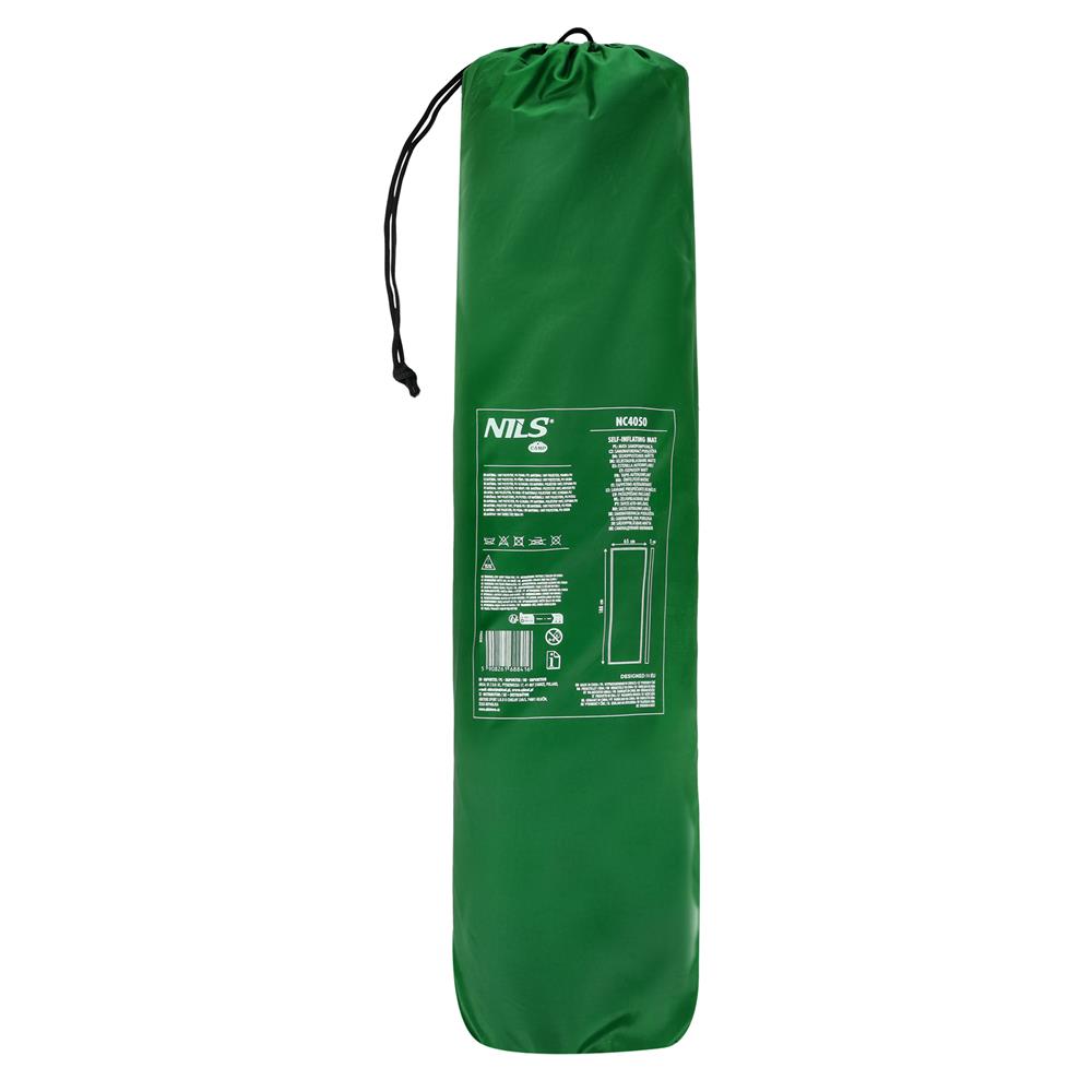 NILS CAMP Isomatte selbstaufblasend grün für Camping Outdoor Reisen komfortabel