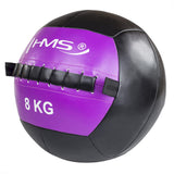 Wall Ball Medizinball 8 kg Trainingsball für Functional Training Violett | HMS WLB8