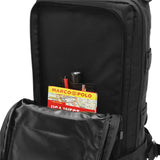 NILS CAMP Militärrucksack Ranger 45L Schwarz - Outdoor Trekking Rucksack Camping Survival