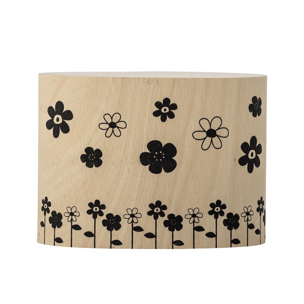 Bloomingville MINI Cloudy Tasse 225 ml Steingut, natur, Schriftzug "The earth laughs in flowers"