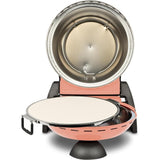 G3Ferrari Delizia Pizzaofen Anniversary Coral plus Passion für Pizza Ø 31cm mit Wende-Pizzastein und Pfanne