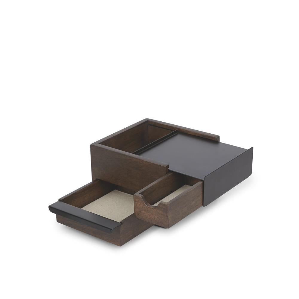 Umbra Stowit Mini Design Schmuckkasten Holz Braun Schmuckaufbewahrung Organizer