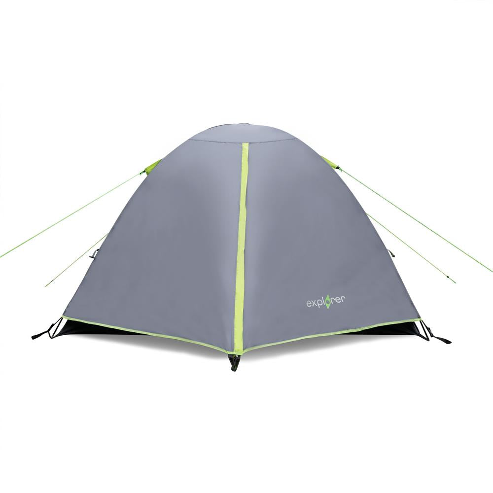 NILS CAMP Explorer Zelt für 3 Personen in Grau - leichtes Trekkingzelt für Camping, Berge & Outdoor