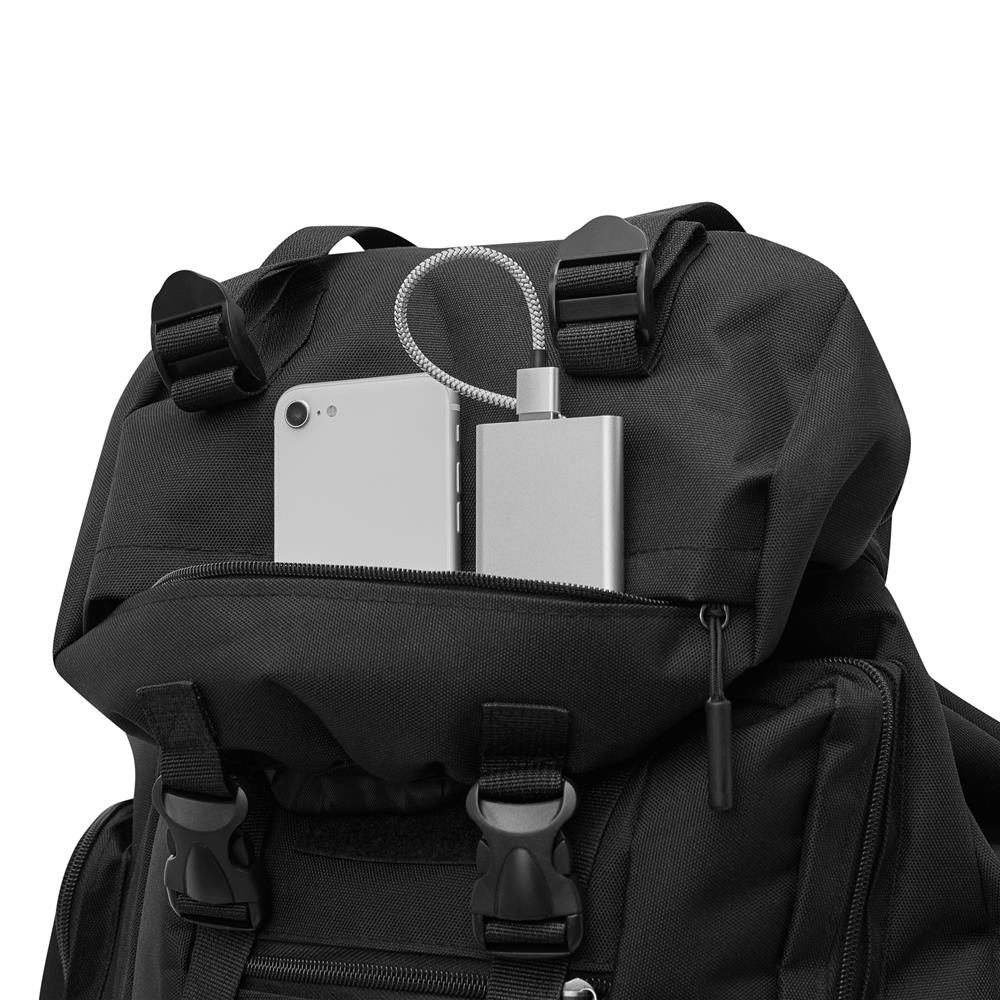 NILS CAMP taktischer Trekkingrucksack Magnum 100L in Schwarz - großer Outdoor Rucksack
