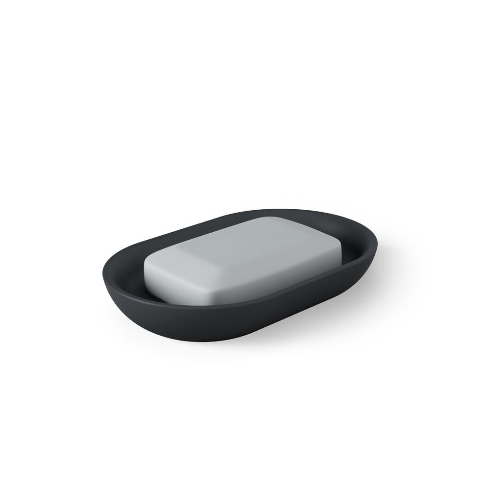 Umbra Junip Seifenschale Oval Schwarz Badezimmer Seifenablage