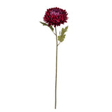 Bloomingville Chrysantemum Stiel rot - künstliche Blume Deko Blüte für Vase Wohnzimmer