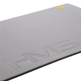 HMS Premium MFK07 Fitnessmatte 120x60 cm 15 mm Hellgrau/Schwarz
