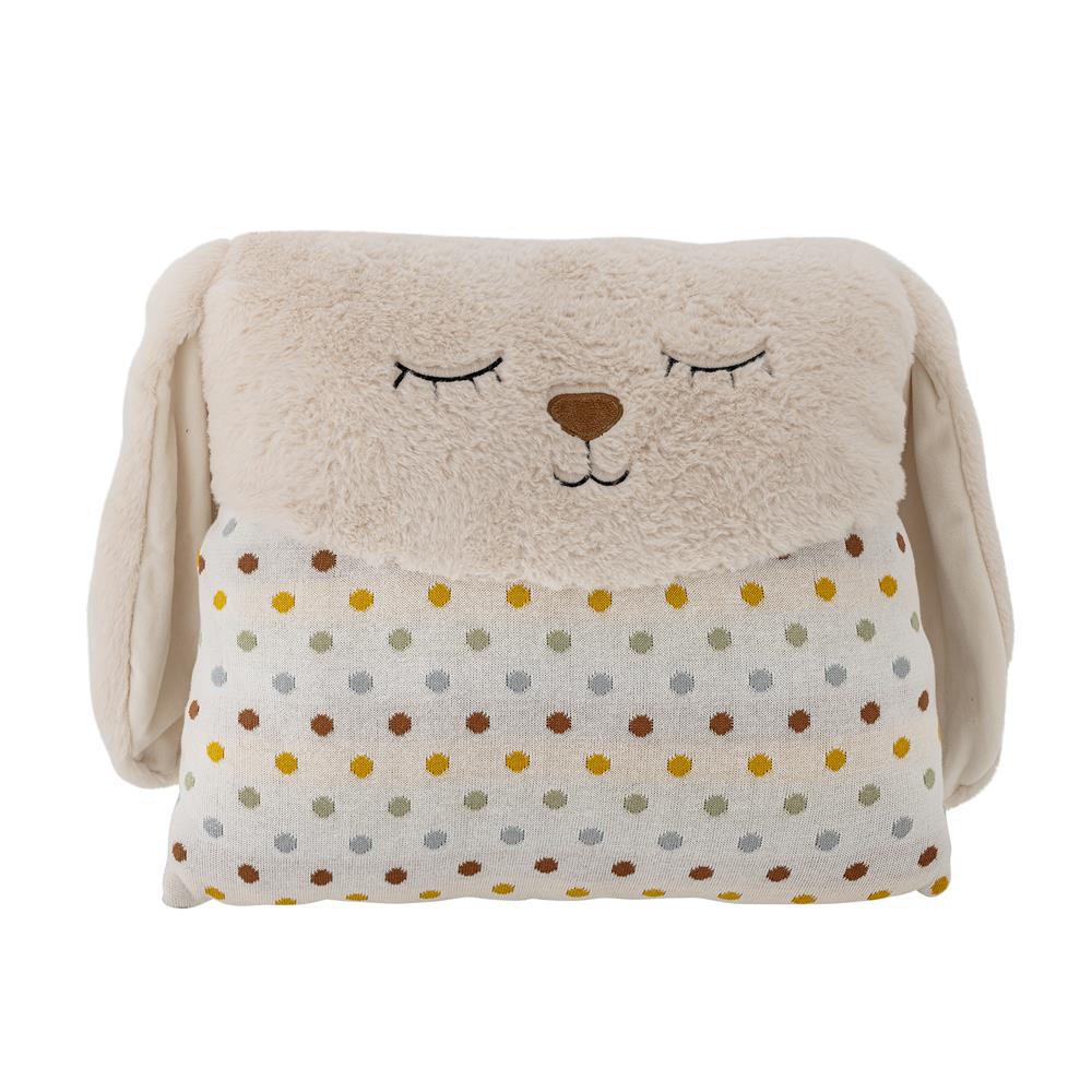 Bloomingville MINI Villja Plüschtier bunt - Kuscheltier Hase aus Baumwolle für Baby & Kinderzimmer