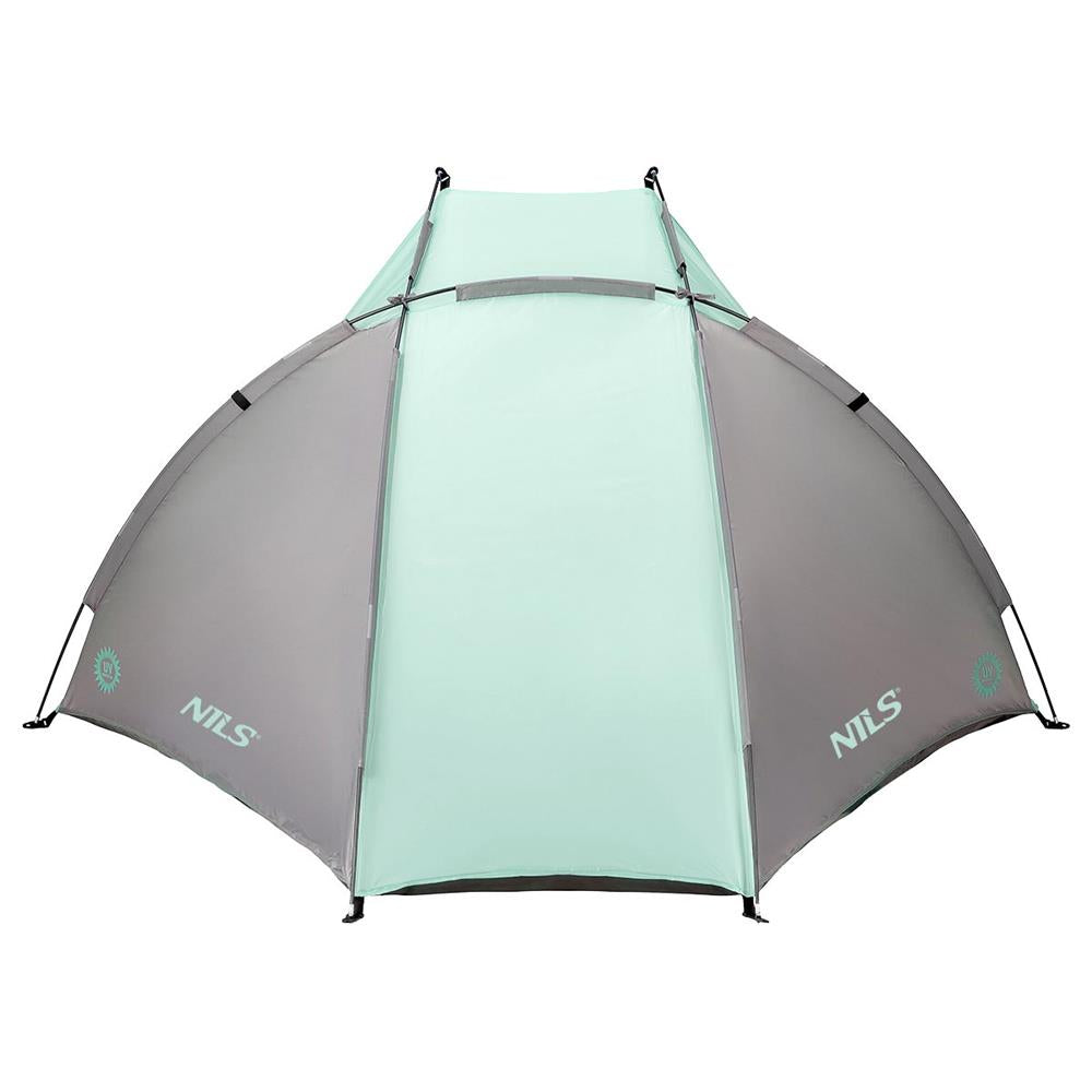 NILS Strandzelt in mint Pop-Up für Strand Camping und Outdoor UV Schutz kompakt