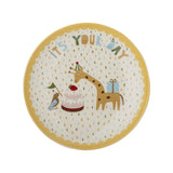 Bloomingville MINI Celebrate Teller Gelb Steingut Durchmesser 16cm