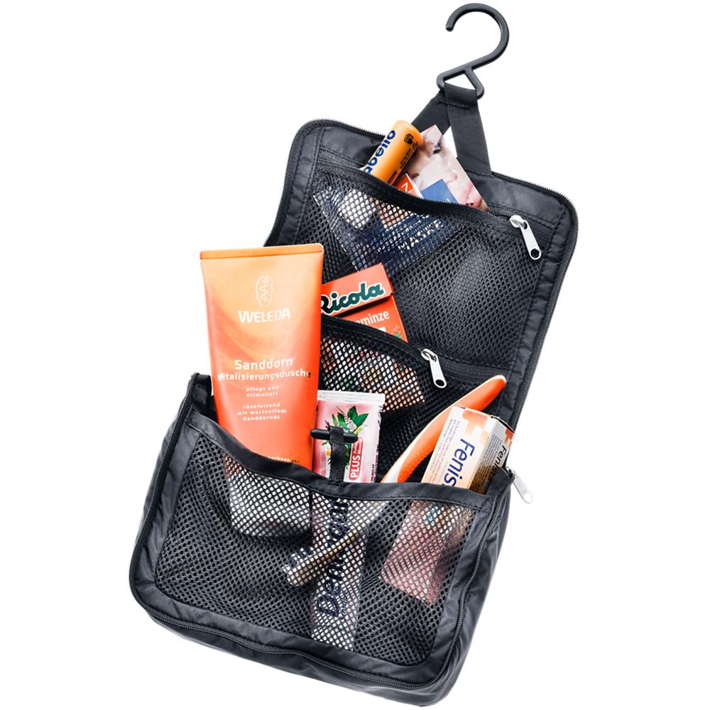deuter Wash Center Lite I, Kulturbeutel, black (schwarz), 1,5L, Kulturtasche, Waschtasche