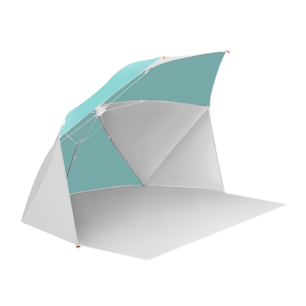 NILS CAMP 2in1 Strandschirm mit Windschutz für Strand Camping Outdoor