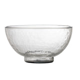 Bloomingville Taro Schale aus recyceltem Glas in Klar D28 cm – große Schale für Tischdeko & Küche