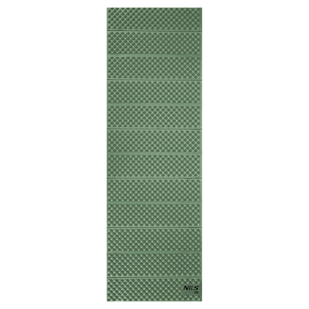 NILS CAMP faltbare Isomatte 188 cm in grün Camping Schlafmatte Outdoor Trekking Festival