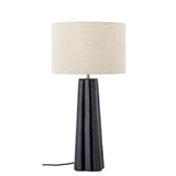 Bloomingville Cornelie Tischlampe blau - Aluminium Lampe mit E27 für Wohnzimmer & Beleuchtung