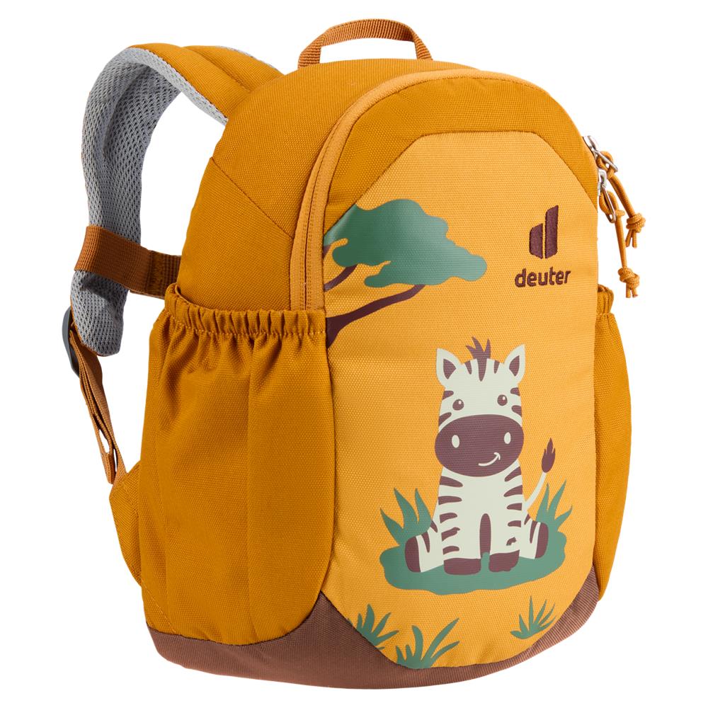 deuter Pico, Kinderrucksack, Zebra (orange), Kindergartenrucksack für Kinder ab 2 Jahre