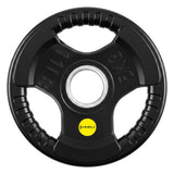 Hantelscheibe 5 kg Gummiert 50 mm mit Tri-Grip-Griffe | HMS TOK05 PRO