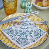 Bloomingville Alvira Servietten Blau Papier 33x33 cm 20 Stück