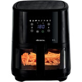 Ariete Airy Fryer, Schwarz, Heißluftfritteuse 6L, Touchscreen, 1300W