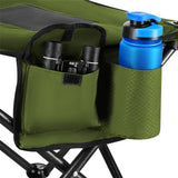 NILS CAMP Campingstuhl Grün - gepolsterter Klappstuhl mit Tasche für Camping, Garten & Angeln