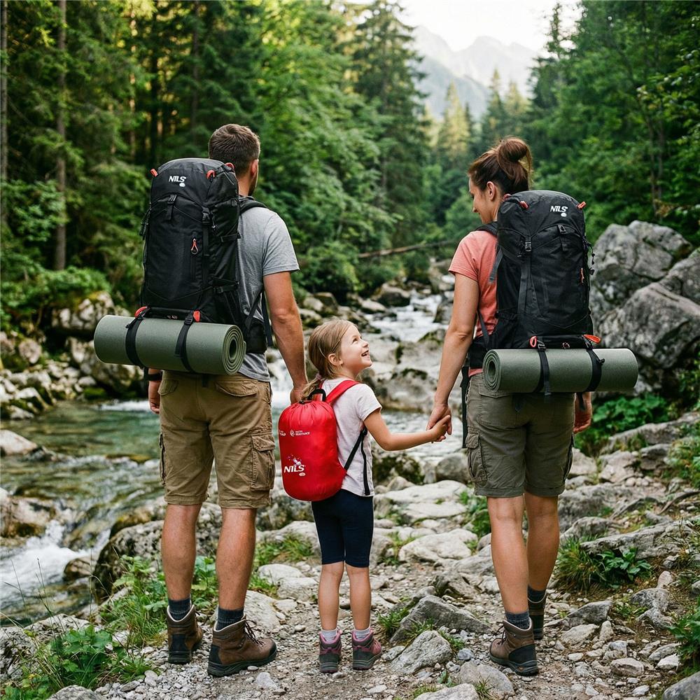 NILS CAMP Kinderschlafsack UNICORNS mit Rucksack Camping Schlafsack