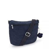 Kipling ARTO, Schultertasche, Blue Bleu 2 (blau), leichte Umhängetasche mit Fächern