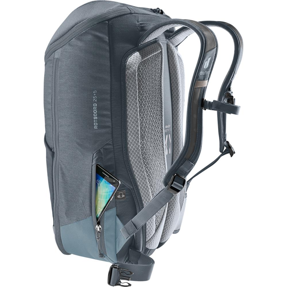 deuter Rotsoord 25+5, Fahrradrucksack, graphite-shale (grau), 30L, mit Laptopfach