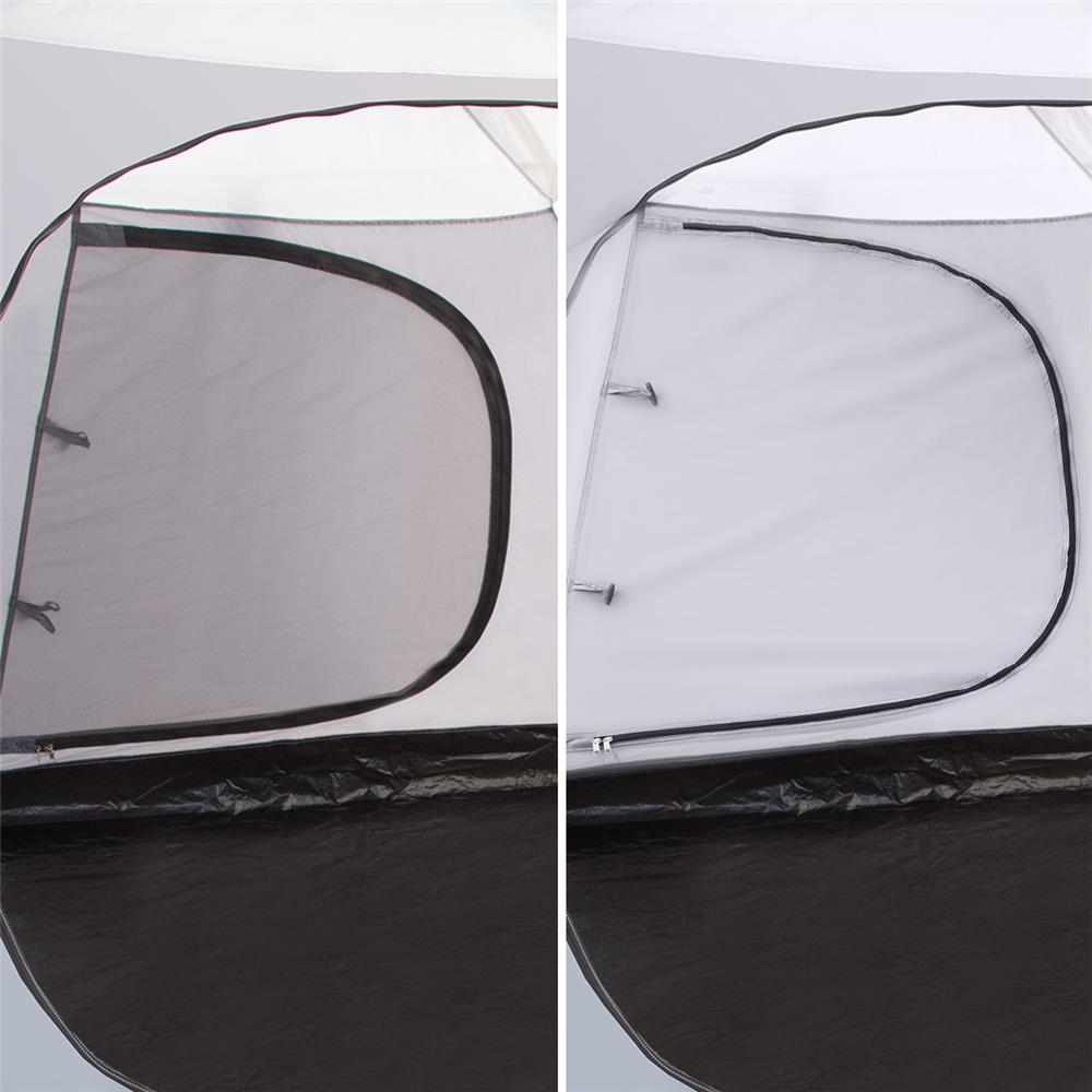 NILS CAMP Rocker Zelt für 3 Personen in Grau - Campingzelt mit Vorraum für Outdoor, Trekking & Camping