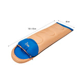 NILS CAMP Junior Kinderschlafsack Orange - warmer Schlafsack für Kids, Camping, Reisen & Outdoor