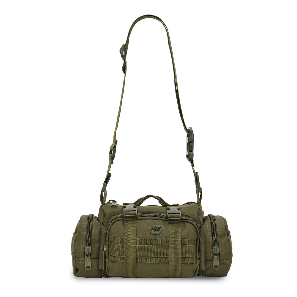 NILS CAMP Hüfttasche XL 5L in Grün - taktische Gürteltasche für Outdoor, Alltag & EDC