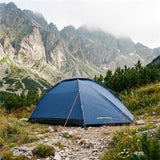 NILS CAMP Nightfall Zelt für 2 Personen in Dunkelblau - leichtes Campingzelt für Trekking, Berge & Outdoor
